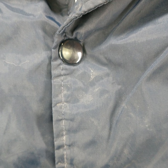 Velva Sheen Bell Telephone Men's Jacket Blue Medium Lined Snap Closure Vintage - Picture 2 of 16